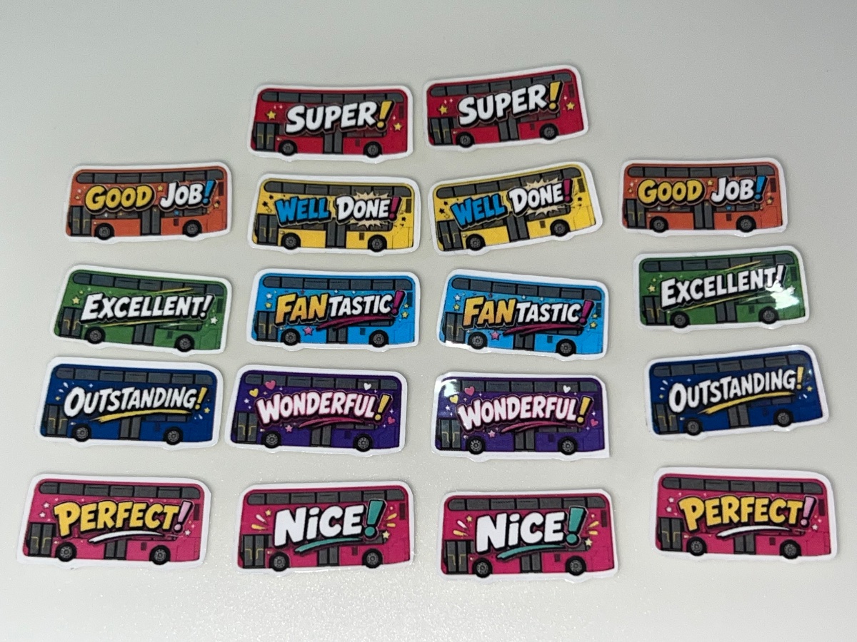 Superstar Enviro400s Bus Stickers Pack (Water resistance)