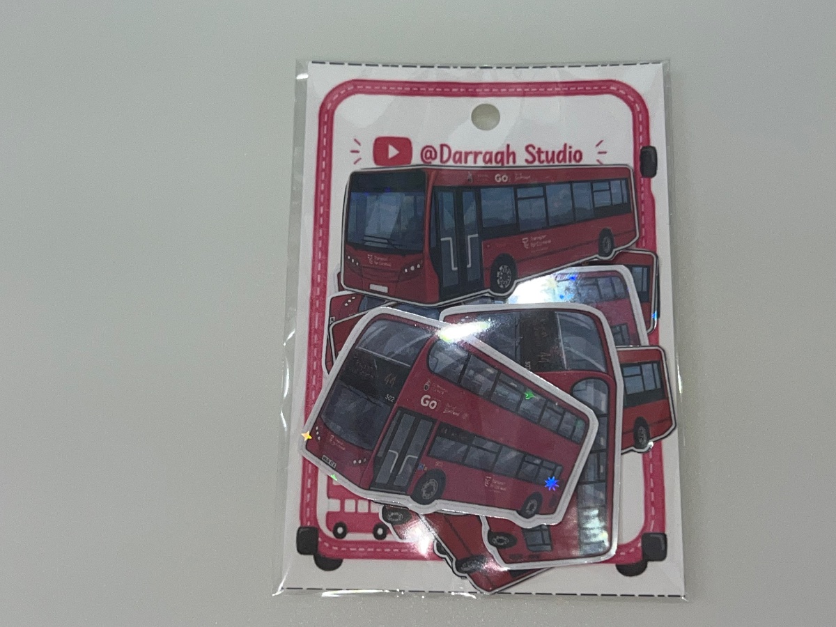 Go Cornwall Bus Enviro200s, 400s Stickers Pack (Normals, Water resistance & Star Holograms)