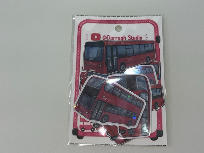 Go Cornwall Bus Enviro200s, 400s Stickers Pack (Normals, Water resistance & Star Holograms)