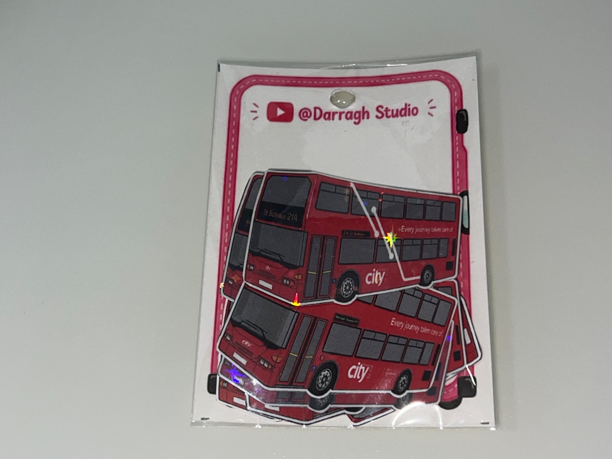 Plymouth Citybus Scania Omnidekka N94UD Bus Stickers Pack (Normals, Water reesistance & Star Holograms)