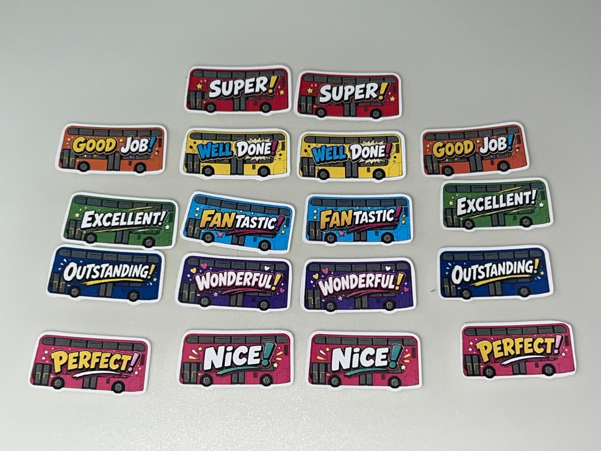 Superstar Enviro400s Bus Stickers Pack (Normals)