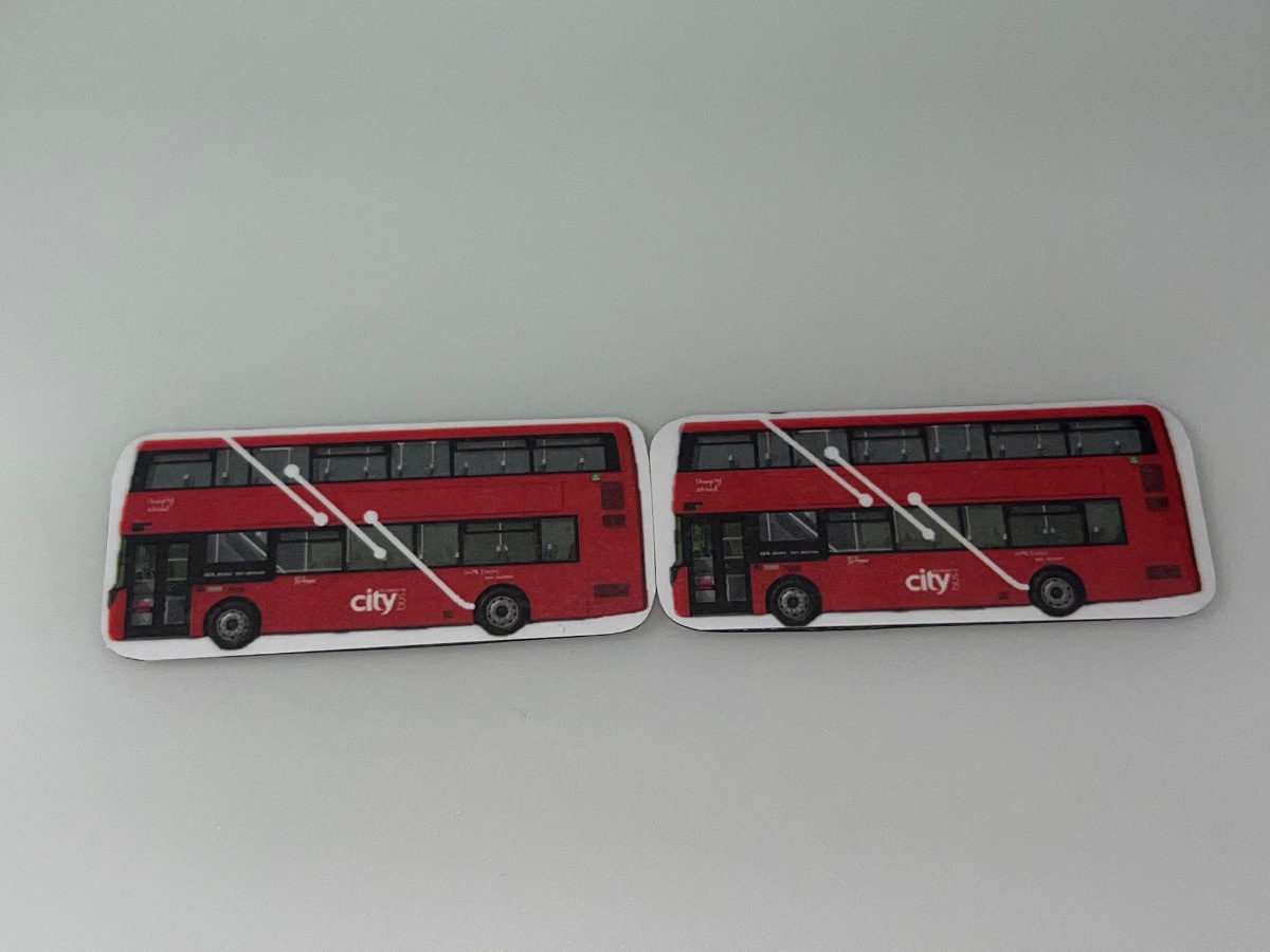 Plymouth Citybus Wright StreetDeck Electroliner Magnets