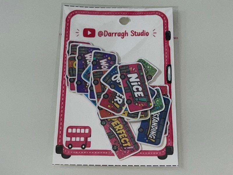Superstar Enviro400 Bus Stickers Pack (Star Holograms)